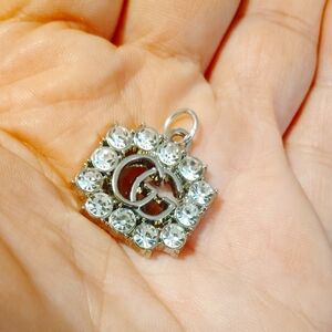 Gucci Silver Crystal Charm